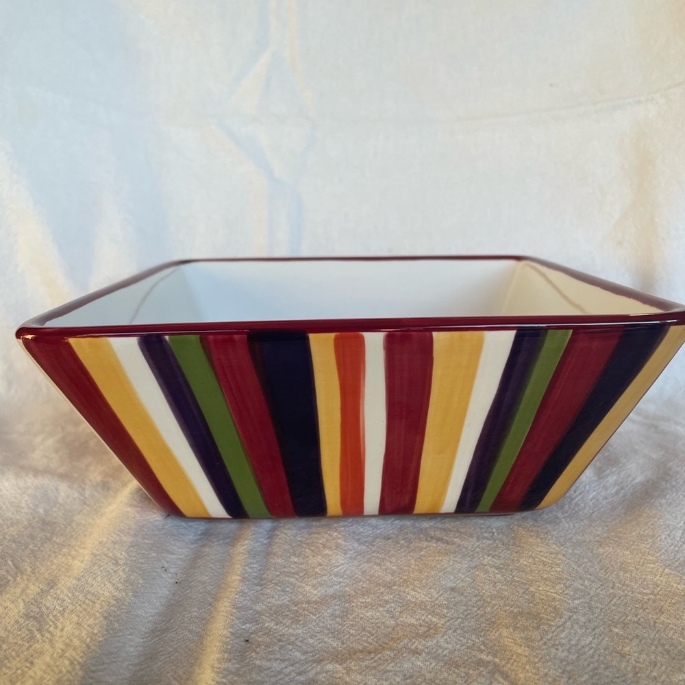 Pampered Chef Simple Additions Square Vegetable Bowl